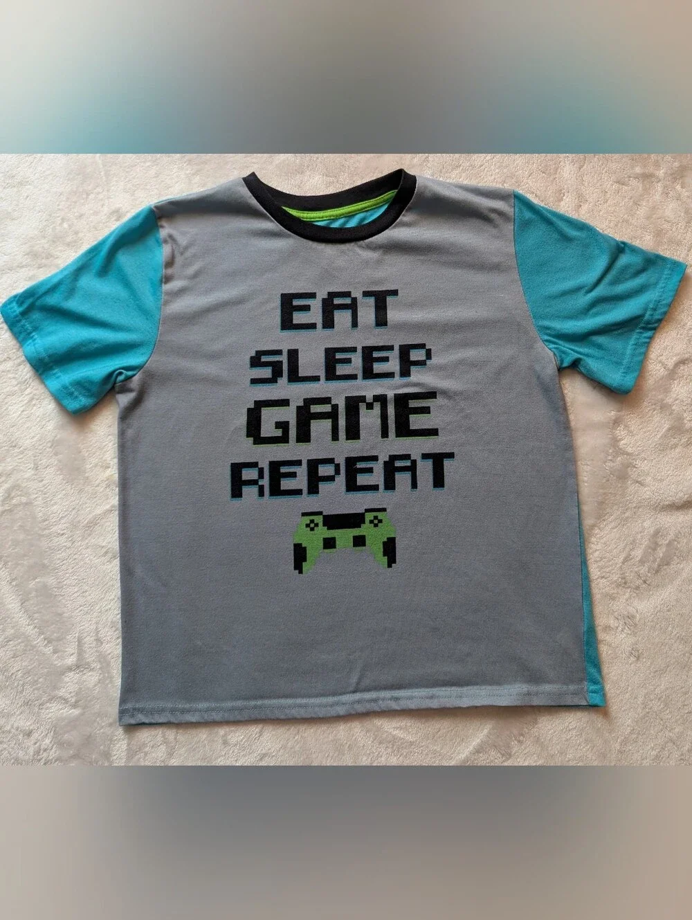 Saint Eve Kids Boys Video Game Pajama Set Size XL Good Condition